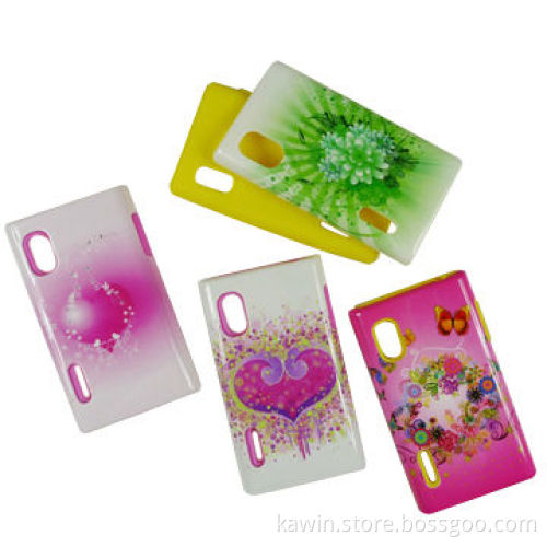Water Transfer Printing PC+Silicone Cover for LG L3
